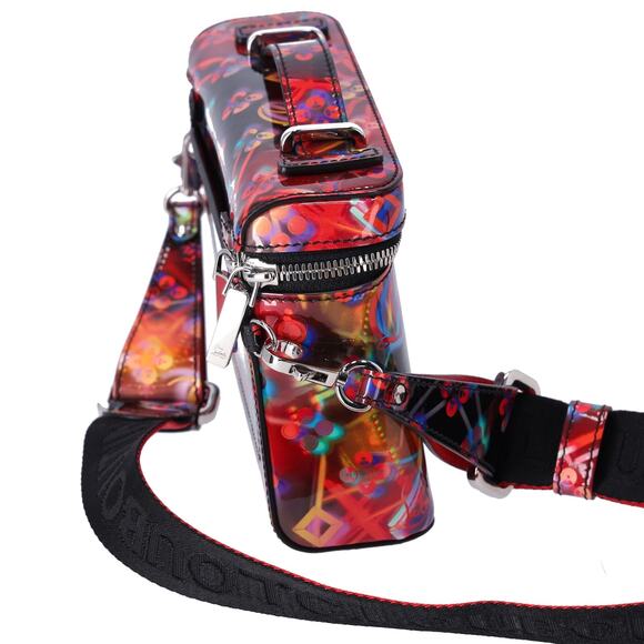 Christian Louboutin Kipi Patent Leather Messenger Bag Multi - Picture 6 of 6
